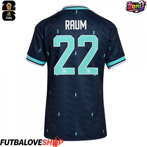 Dres Nemecko David Raum #22 Preč pre Ženy MS 2026 Krátky Rukáv
